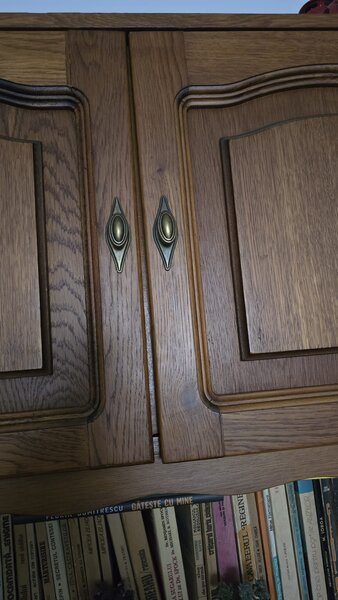 Mobila vintage lemn, 5 module, fag.