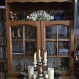 Mobila vintage lemn, 5 module, fag